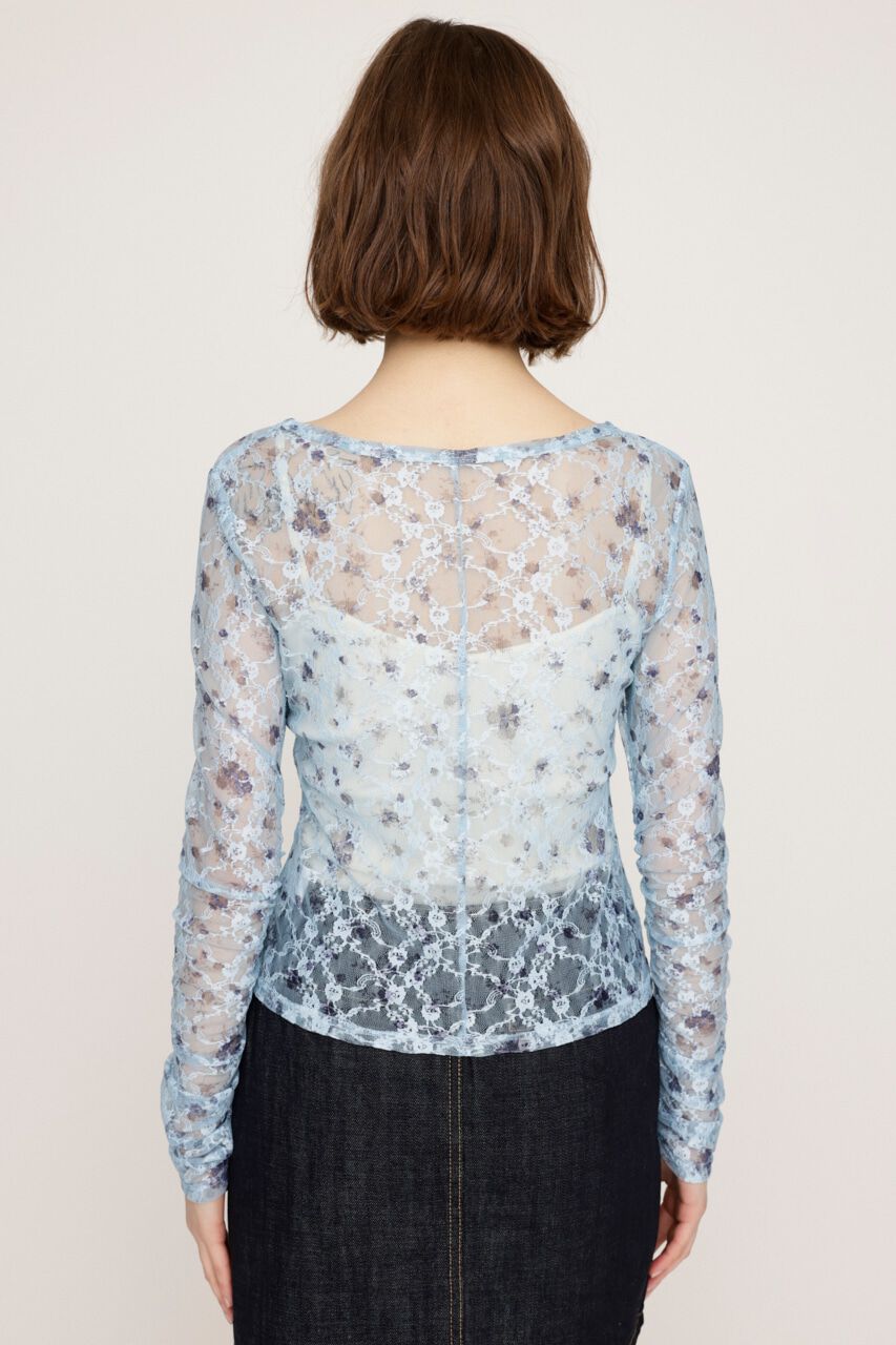 SLY「FLOWER LACE トップス」|Tシャツ・カットソー|