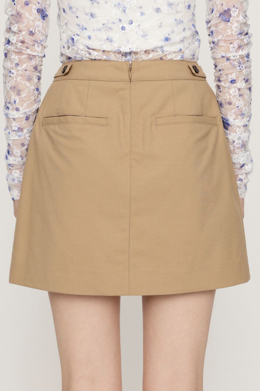 SLY「FRONT PLEATS ショートスカート」|スカート|