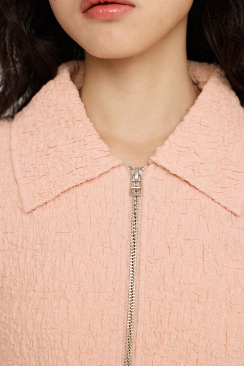 SLY「FRONT ZIP JQ トップス」|Tシャツ・カットソー|