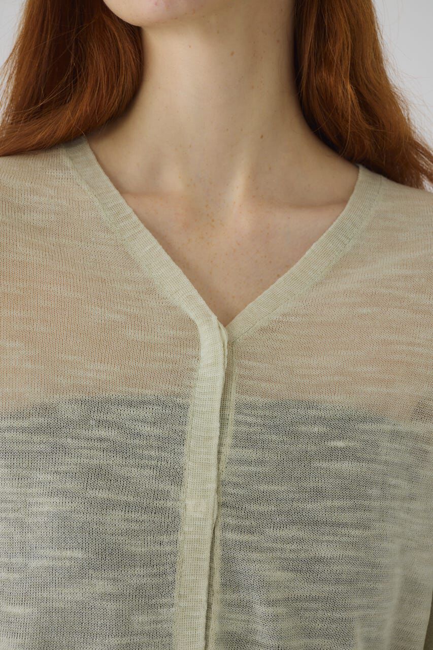 RIM.ARK 「Dry touch summer knit C/D」|カーディガン|