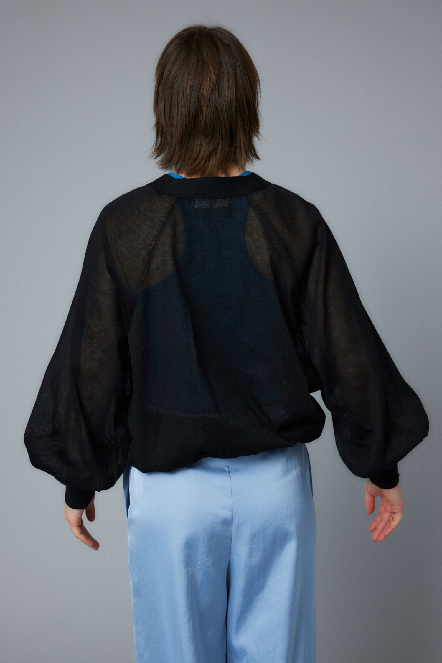 HeRIN.CYE「SUKASHI knit cardigan」|カーディガン|