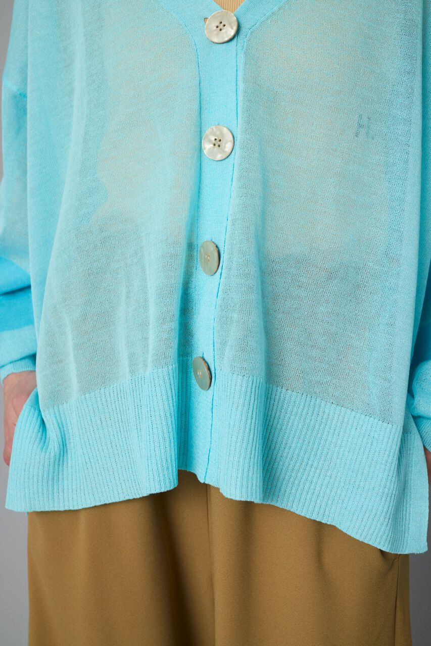 HeRIN.CYE「Sheer line cardigan」|カーディガン|