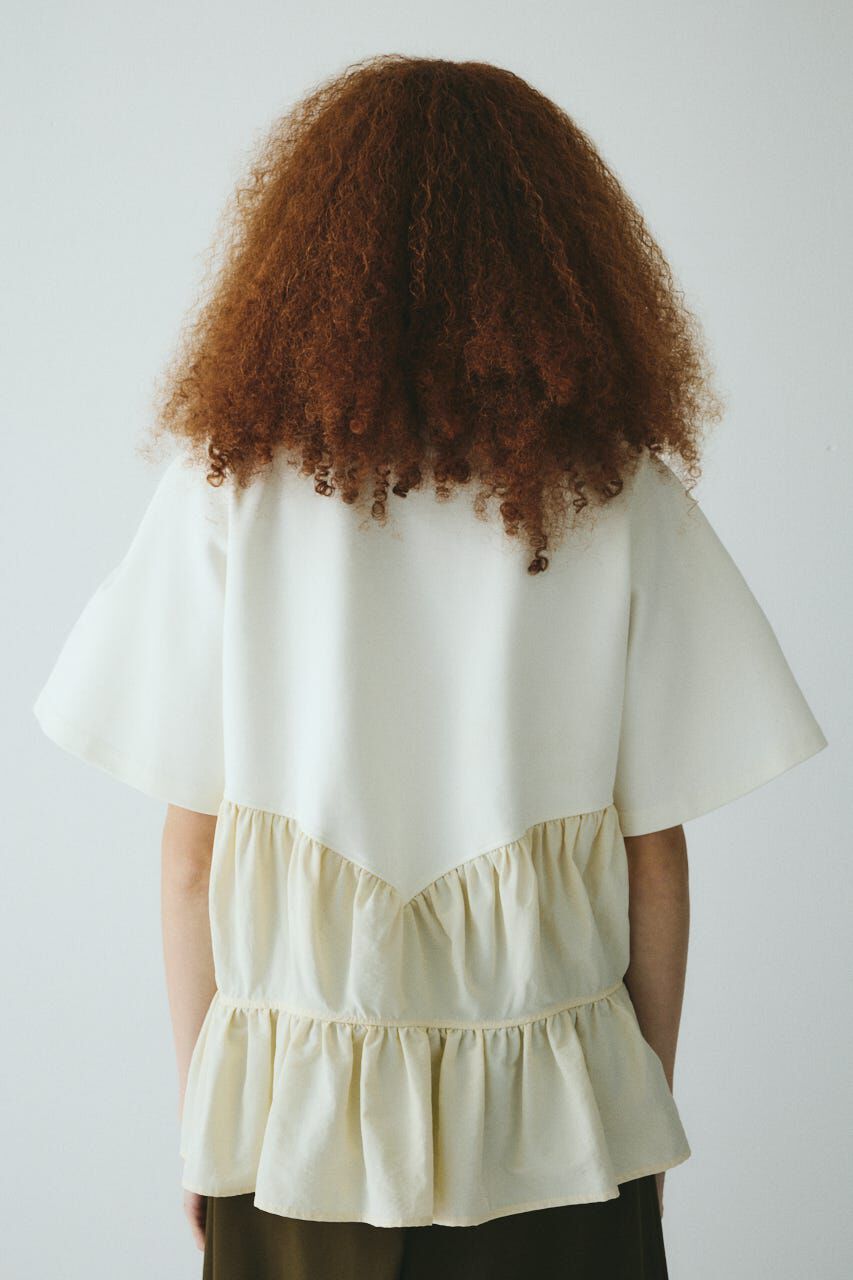 HeRIN.CYE「Frill A-line cut tops」|Tシャツ・カットソー|