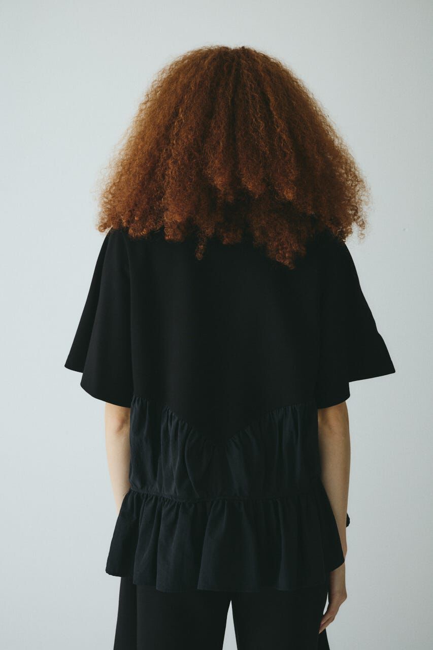 HeRIN.CYE「Frill A-line cut tops」|Tシャツ・カットソー|