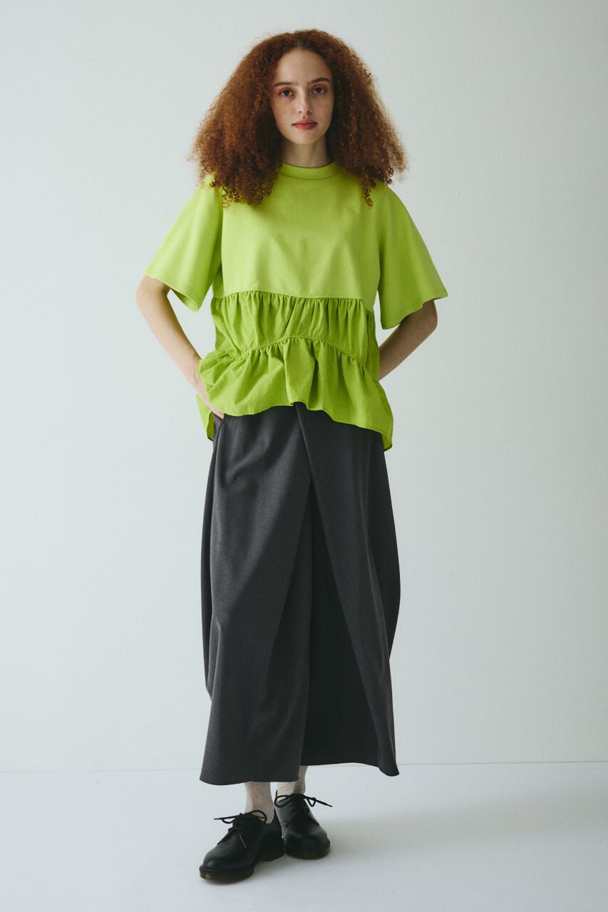 HeRIN.CYE「Frill A-line cut tops」|Tシャツ・カットソー|