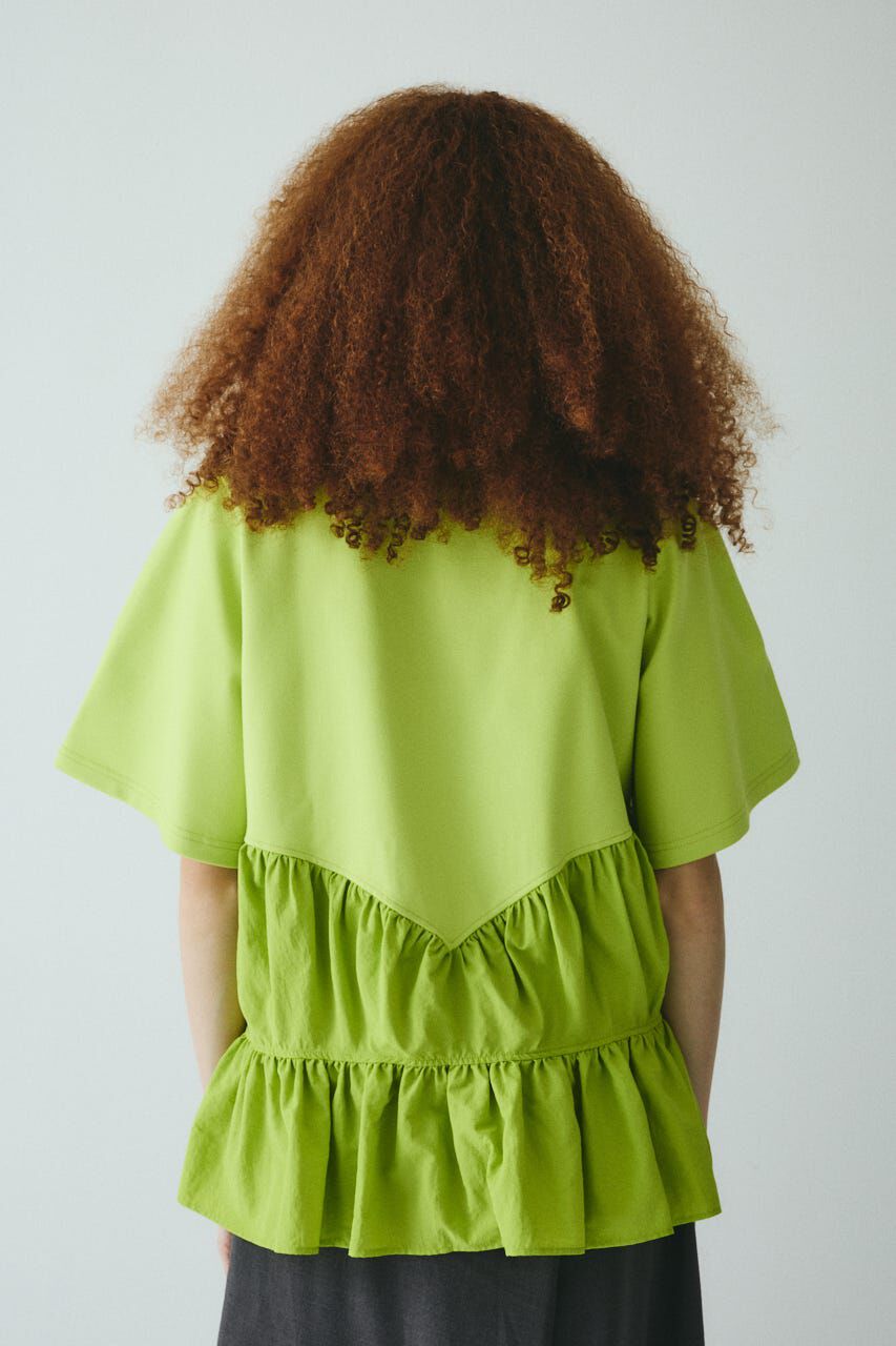 HeRIN.CYE「Frill A-line cut tops」|Tシャツ・カットソー|