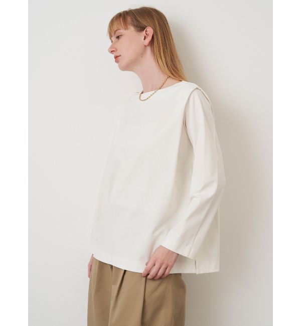 ELENDEEK「SHOULDER TUCK CS」|Tシャツ・カットソー|