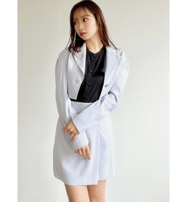 RESEXXY「タックデザインショートジャケット【セットアップ着用可能】」|その他|