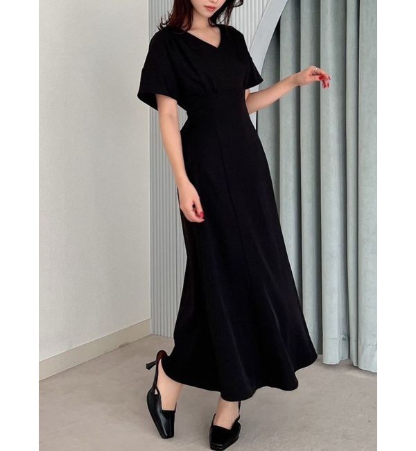 RESEXXY「【WEB限定】ワイドスリーブマーメイドワンピース」|ワンピース|ブラック