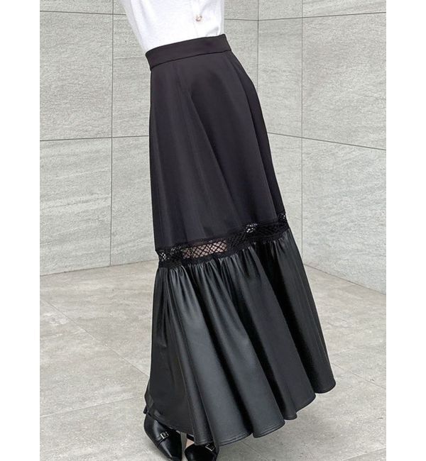 RESEXXY「ドッキングフレアスカート」|スカート|ブラック