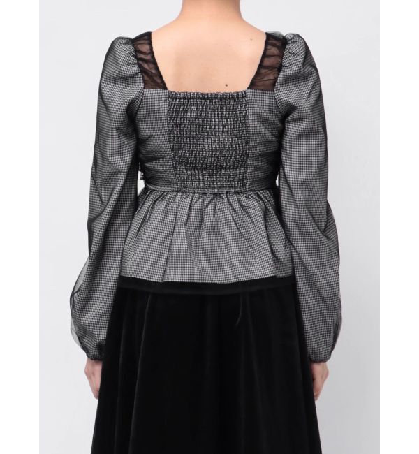 RESEXXY「シャーリングチュールチュニック」|チュニック|