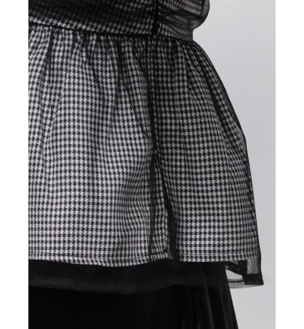 RESEXXY「シャーリングチュールチュニック」|チュニック|