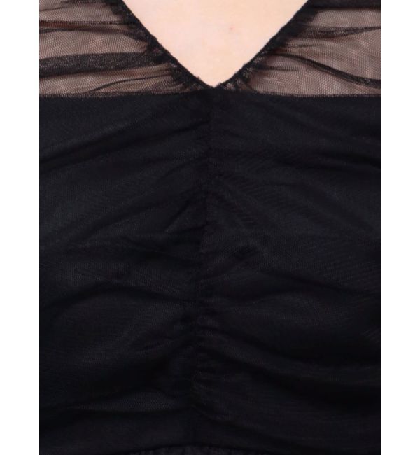 RESEXXY「シャーリングチュールチュニック」|チュニック|