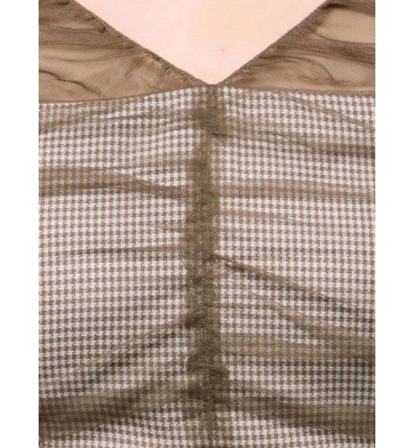 RESEXXY「シャーリングチュールチュニック」|チュニック|