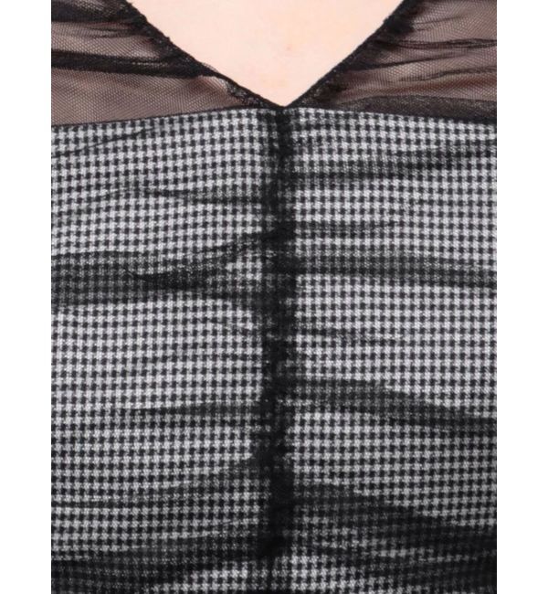 RESEXXY「シャーリングチュールチュニック」|チュニック|