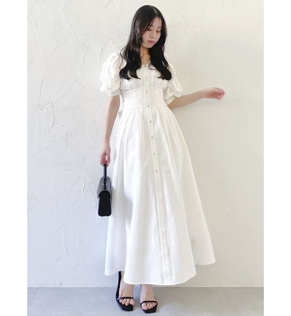 dazzlin「レースドッキングスリーブワンピース」|ワンピース|