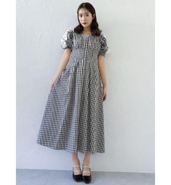 dazzlin「レースドッキングスリーブワンピース」|ワンピース|