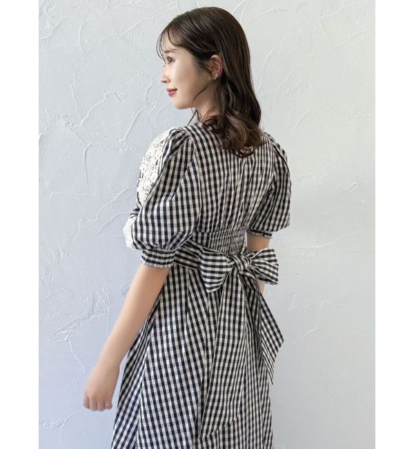 dazzlin「レースドッキングスリーブワンピース」|ワンピース|