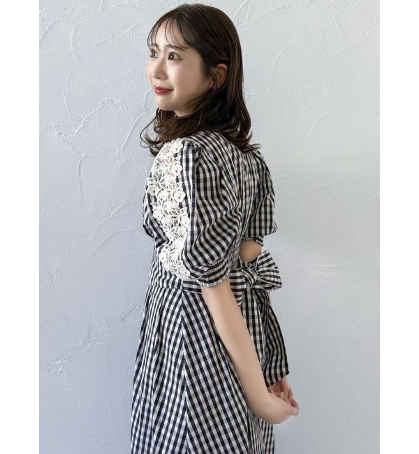 dazzlin「レースドッキングスリーブワンピース」|ワンピース|