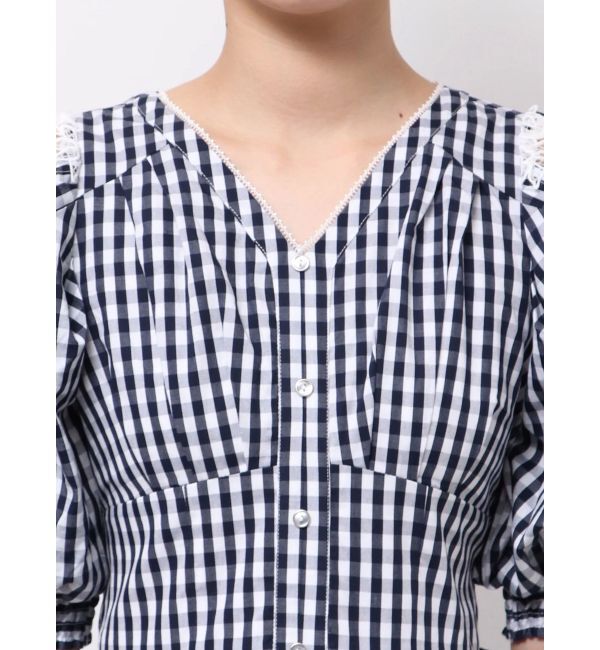 dazzlin「レースドッキングスリーブワンピース」|ワンピース|