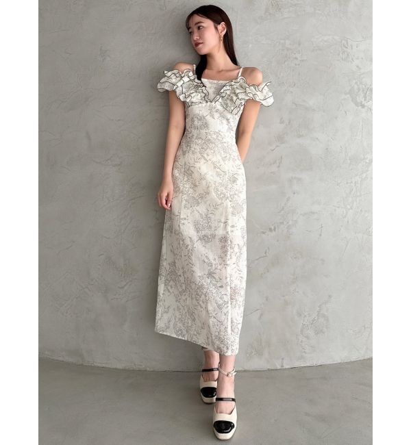 dazzlin「【20周年記念復刻！】カスレフラワーIラインワンピース」|ワンピース|