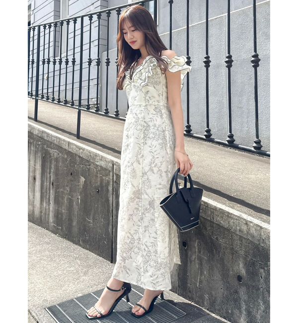 dazzlin「【20周年記念復刻！】カスレフラワーIラインワンピース」|ワンピース|