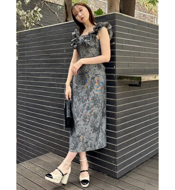 dazzlin「【20周年記念復刻！】カスレフラワーIラインワンピース」|ワンピース|