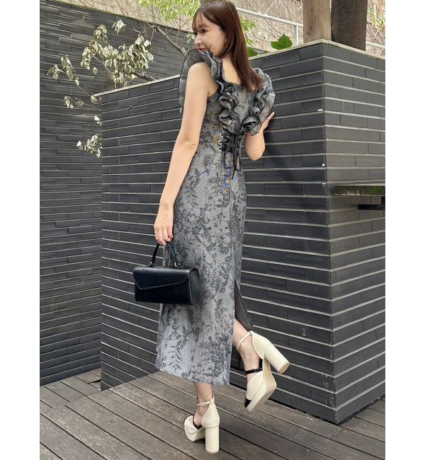 dazzlin「【20周年記念復刻！】カスレフラワーIラインワンピース」|ワンピース|