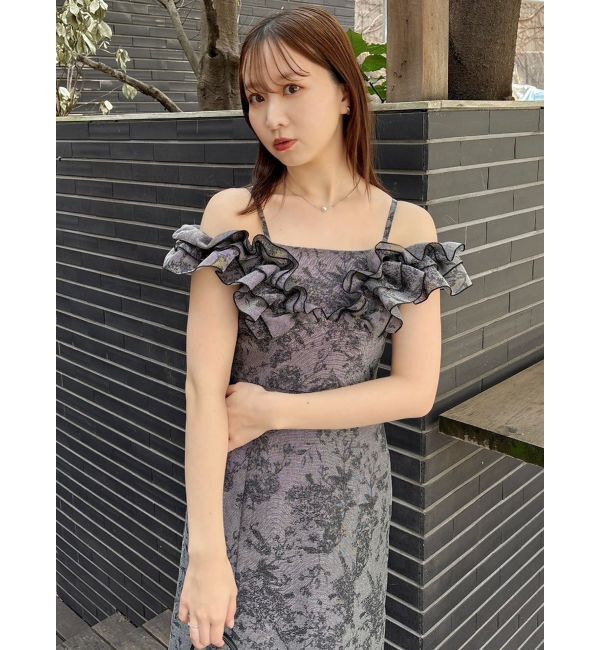 dazzlin「【20周年記念復刻！】カスレフラワーIラインワンピース」|ワンピース|