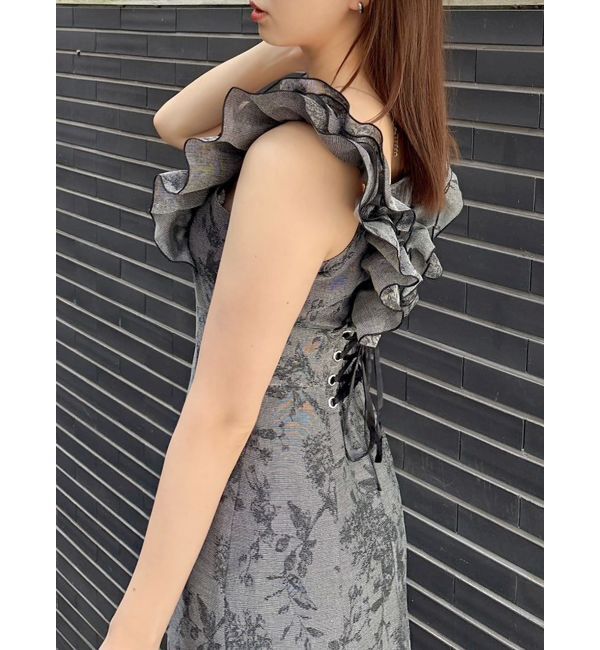 dazzlin「【20周年記念復刻！】カスレフラワーIラインワンピース」|ワンピース|