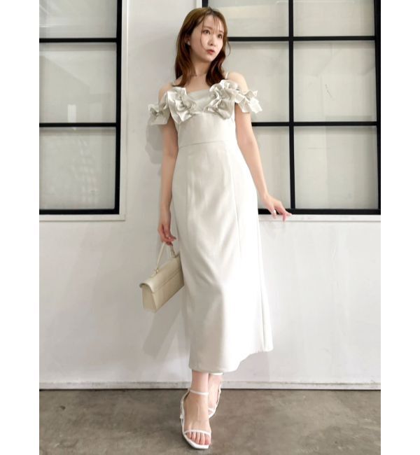 dazzlin「【20周年記念復刻！】カスレフラワーIラインワンピース」|ワンピース|