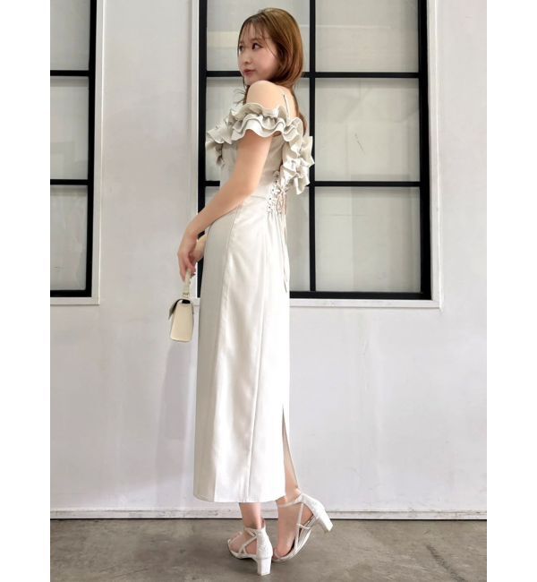 dazzlin「【20周年記念復刻！】カスレフラワーIラインワンピース」|ワンピース|