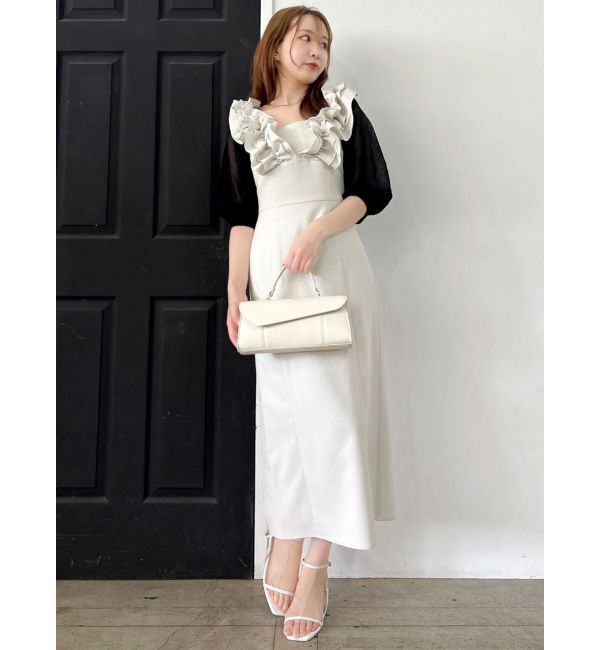 dazzlin「【20周年記念復刻！】カスレフラワーIラインワンピース」|ワンピース|