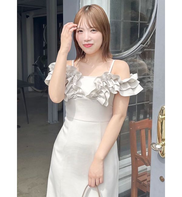 dazzlin「【20周年記念復刻！】カスレフラワーIラインワンピース」|ワンピース|