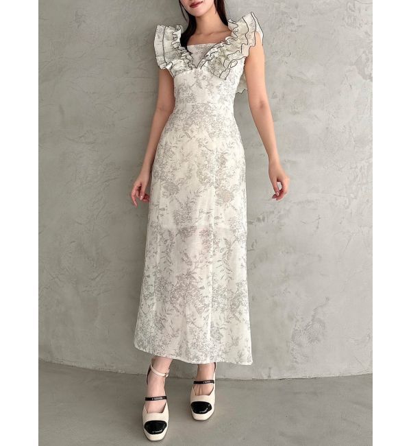 dazzlin「【20周年記念復刻！】カスレフラワーIラインワンピース」|ワンピース|