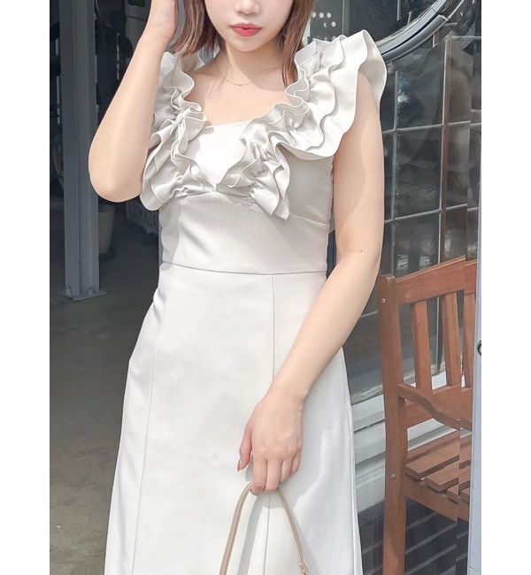 dazzlin「【20周年記念復刻！】カスレフラワーIラインワンピース」|ワンピース|