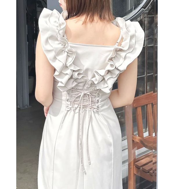 dazzlin「【20周年記念復刻！】カスレフラワーIラインワンピース」|ワンピース|