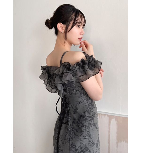 dazzlin「【20周年記念復刻！】カスレフラワーIラインワンピース」|ワンピース|