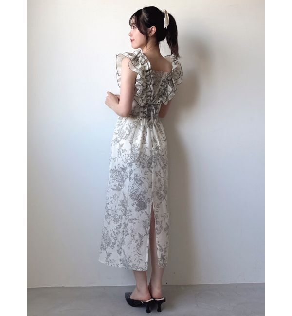 dazzlin「【20周年記念復刻！】カスレフラワーIラインワンピース」|ワンピース|