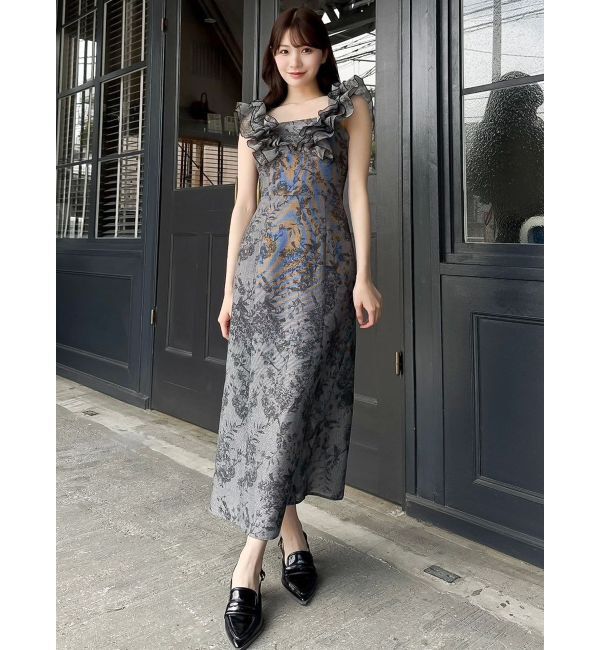 dazzlin「【20周年記念復刻！】カスレフラワーIラインワンピース」|ワンピース|