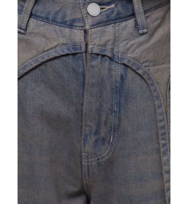 EMODA「サスペンダーワイドジーンズ」|デニム|