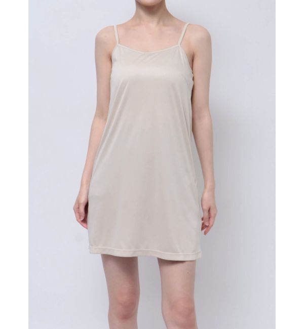 MERCURYDUO「インナーキャミワンピース」|ワンピース|ベージュ