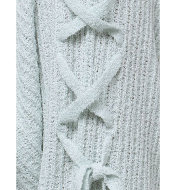 MERCURYDUO「ショルダーレースアップボレロ」|カーディガン|