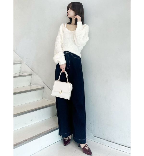 MERCURYDUO「キャミアンサンプルニットカーデセット」|カーディガン|