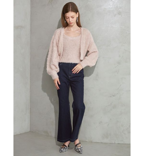 MERCURYDUO「キャミアンサンプルニットカーデセット」|カーディガン|