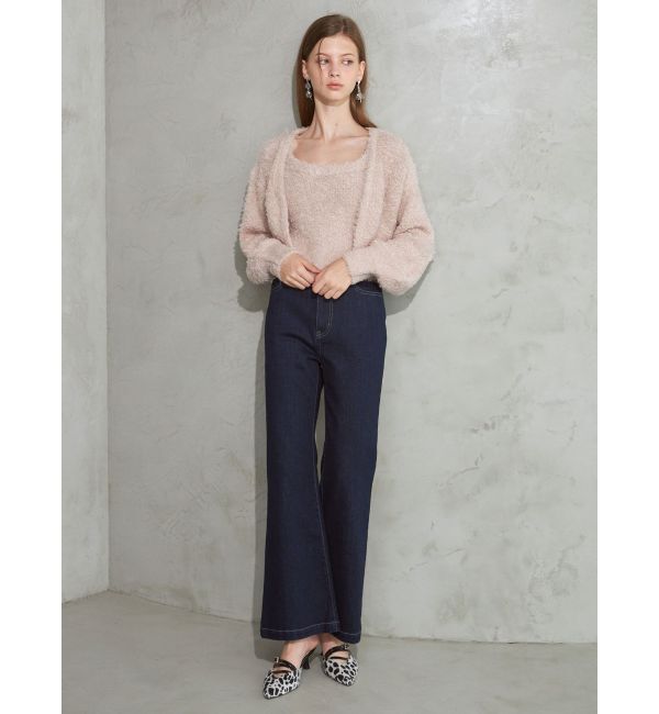 MERCURYDUO「キャミアンサンプルニットカーデセット」|カーディガン|