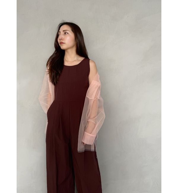 MERCURYDUO「【OUNNOUN】チュールレイヤードシャツ」|シャツ・ブラウス|