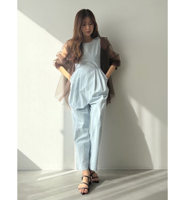 MERCURYDUO「【OUNNOUN】チュールレイヤードシャツ」|シャツ・ブラウス|