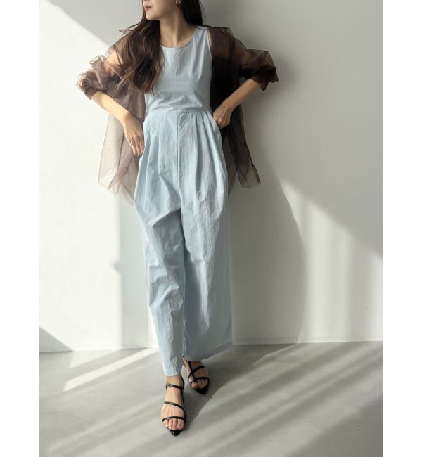 MERCURYDUO「【OUNNOUN】チュールレイヤードシャツ」|シャツ・ブラウス|