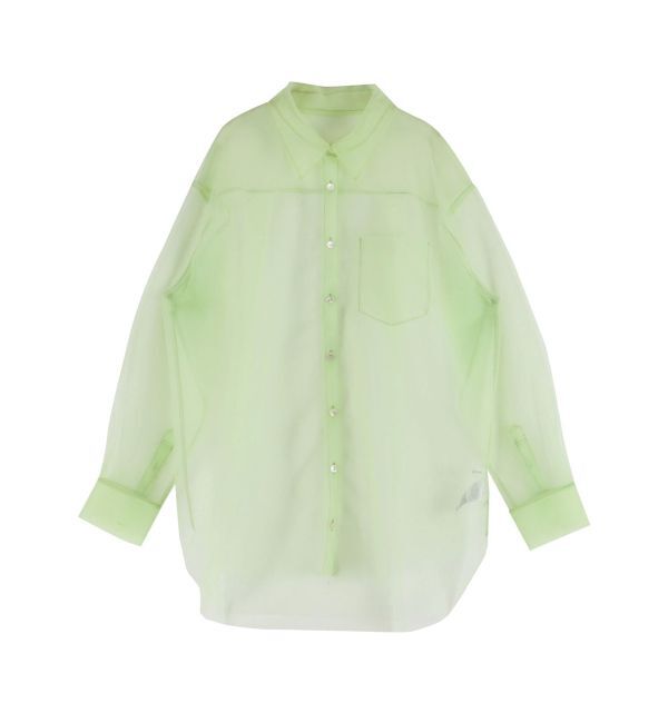 MERCURYDUO「【OUNNOUN】チュールレイヤードシャツ」|シャツ・ブラウス|